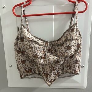 Butterfly Print Camisole Top